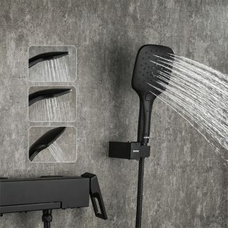 Смеситель для ванны Gappo G3217-6 чёрный